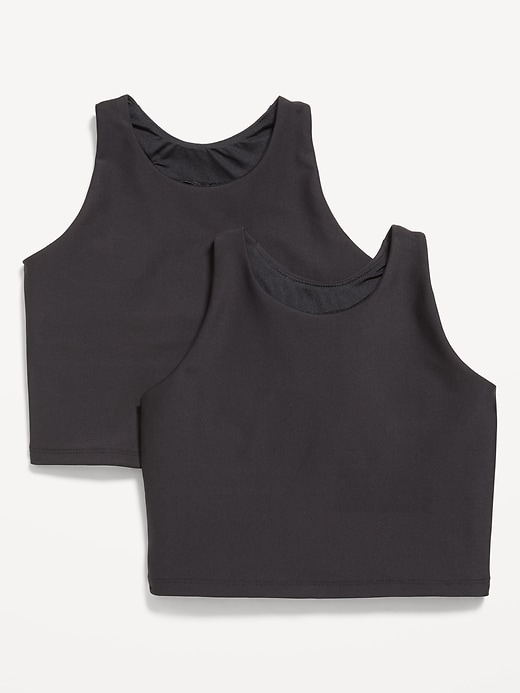 View large product image 1 of 2. PowerSoft Longline Sports Bra 2-Pack for Girls