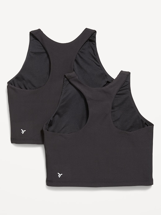 View large product image 2 of 2. PowerSoft Longline Sports Bra 2-Pack for Girls