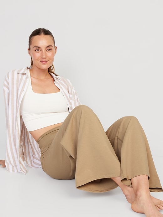 Image number 3 showing, Extra High-Waisted PowerChill Wide-Leg Pants