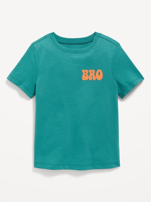 View large product image 1 of 2. Matching "Awesome Brother" Graphic T-Shirt for Toddler Boys