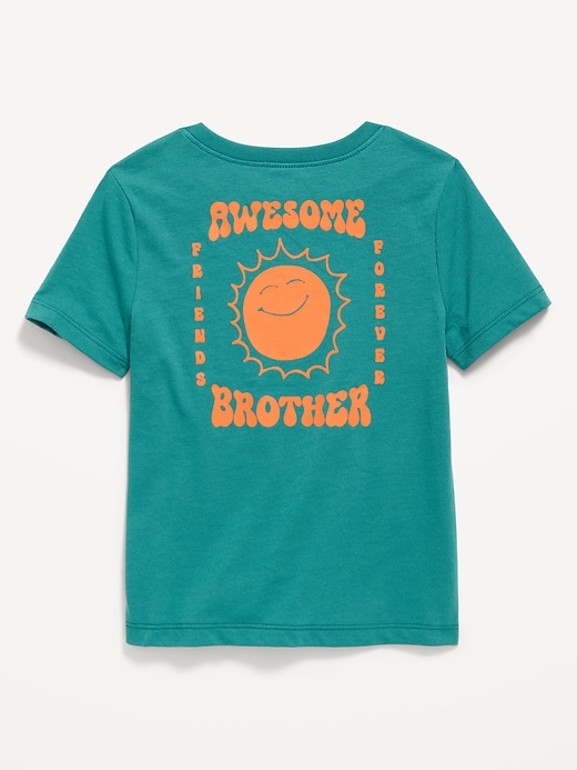 View large product image 2 of 2. Matching "Awesome Brother" Graphic T-Shirt for Toddler Boys