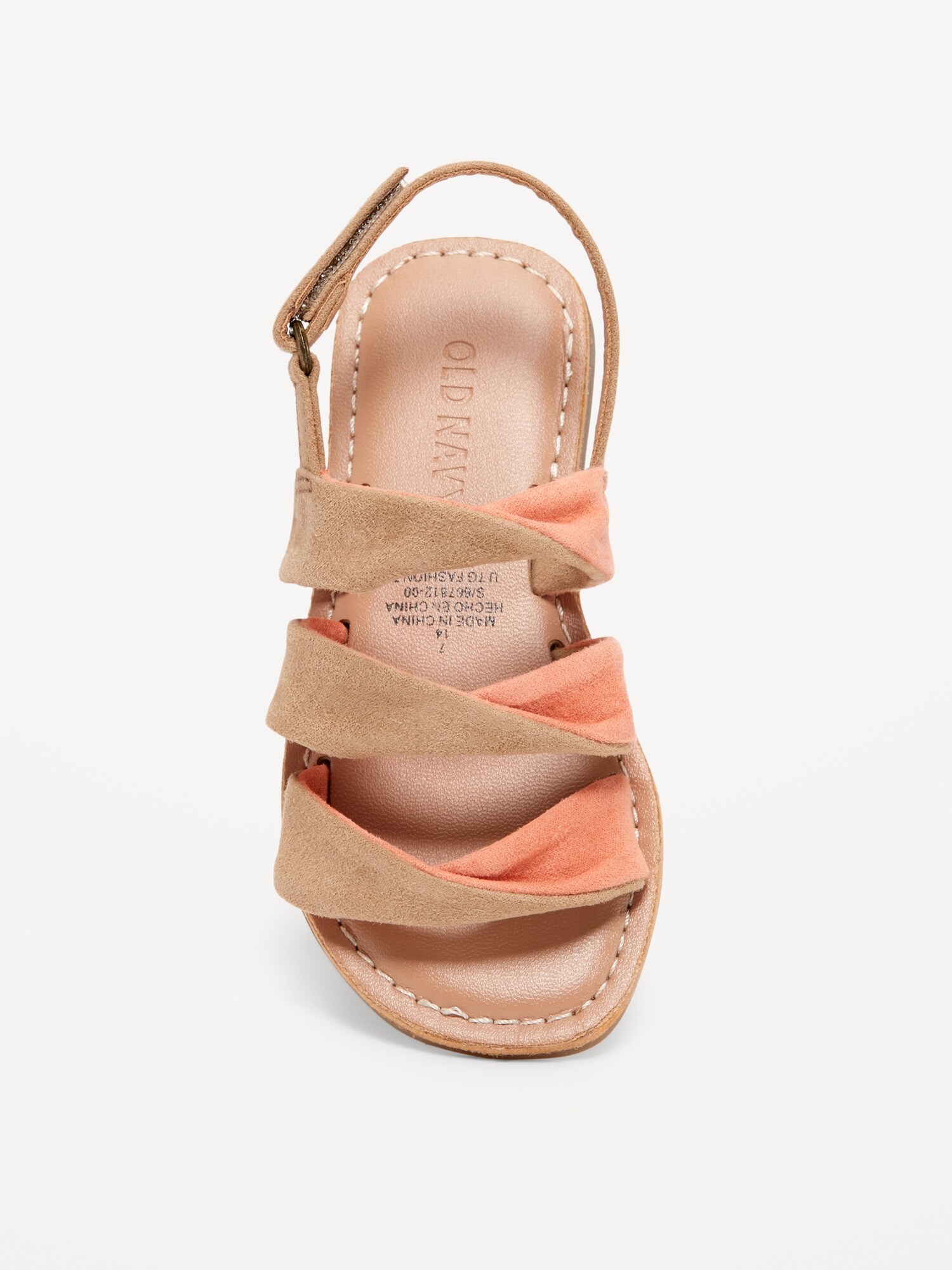 Faux Suede Twisted Strappy Sandals for Toddler Girls Old Navy