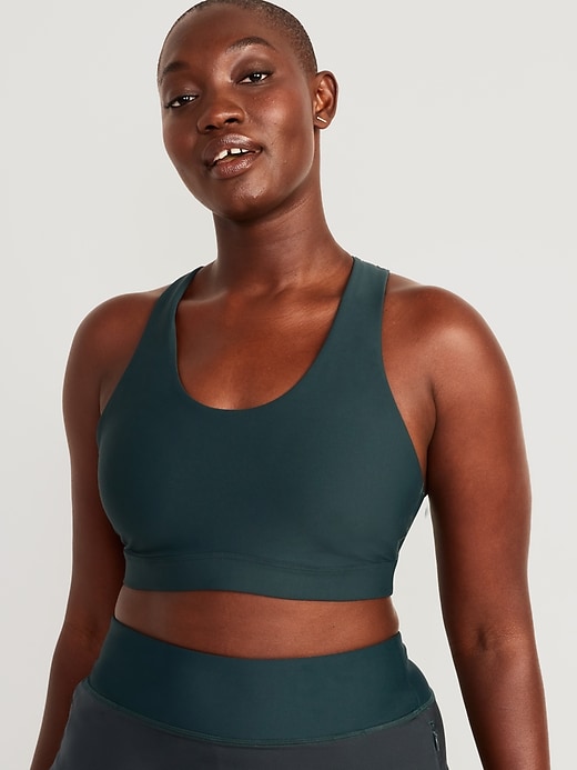 Image number 5 showing, Medium Support PowerSoft Cross-Strap Sports Bra