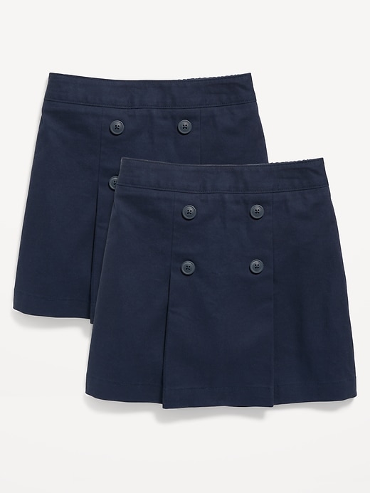 View large product image 1 of 2. School Uniform Pleated Skort 2-Pack for Girls