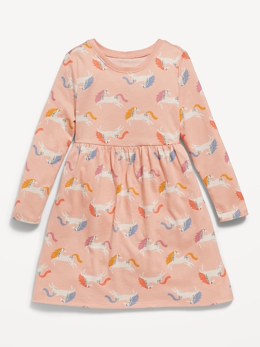 View large product image 1 of 2. Fit & Flare Dress for Toddler Girls