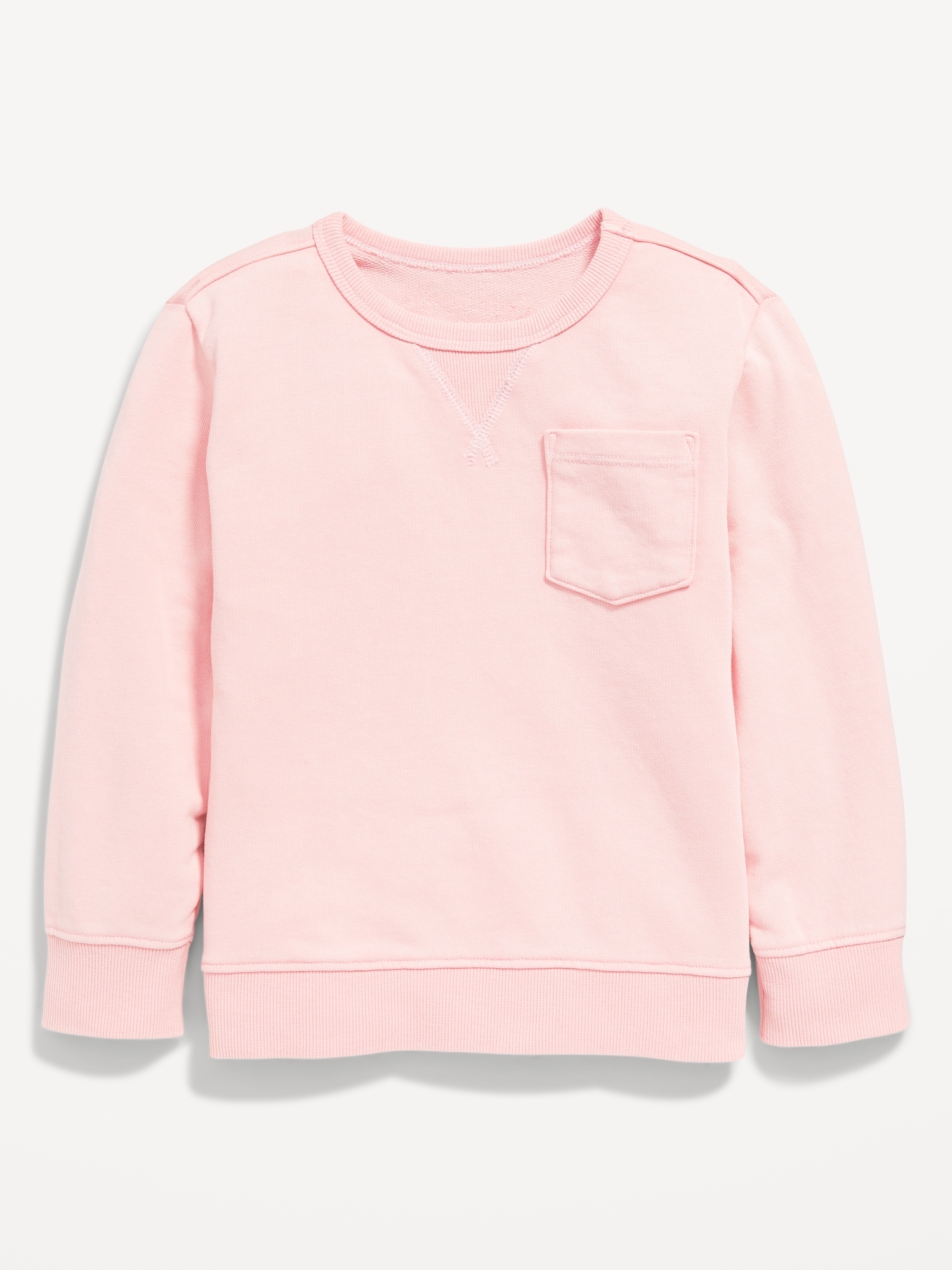 Unisex Long Sleeve Pocket Sweatshirt for Toddler