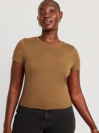 Old Navy Women's Cropped Slim-Fit T-Shirt - - Size M