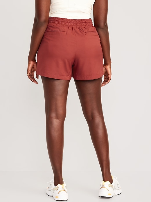 Image number 6 showing, High-Waisted StretchTech Shorts -- 4-inch inseam