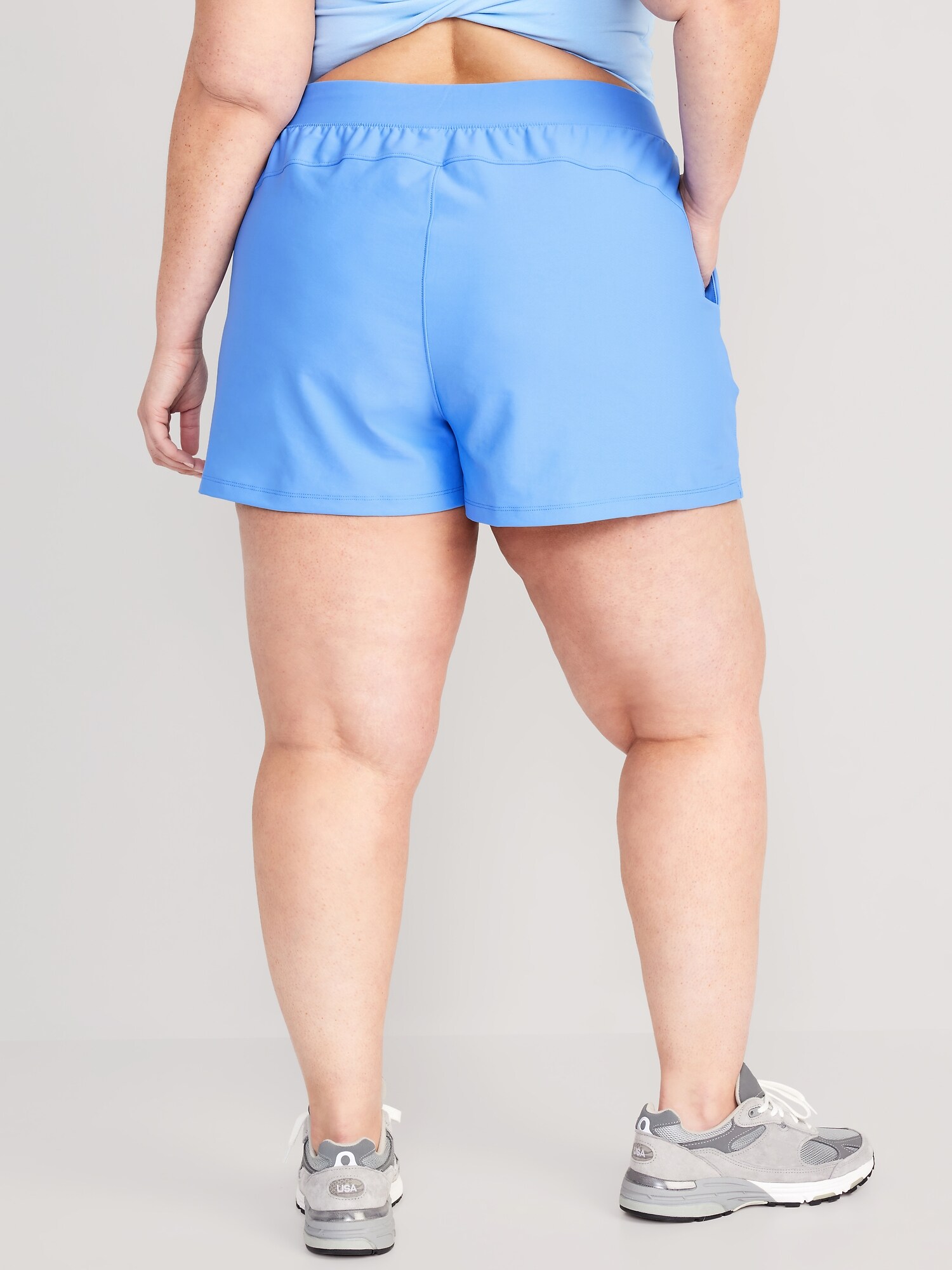 HighWaisted PowerSoft Shorts for Women 3inch inseam Old Navy