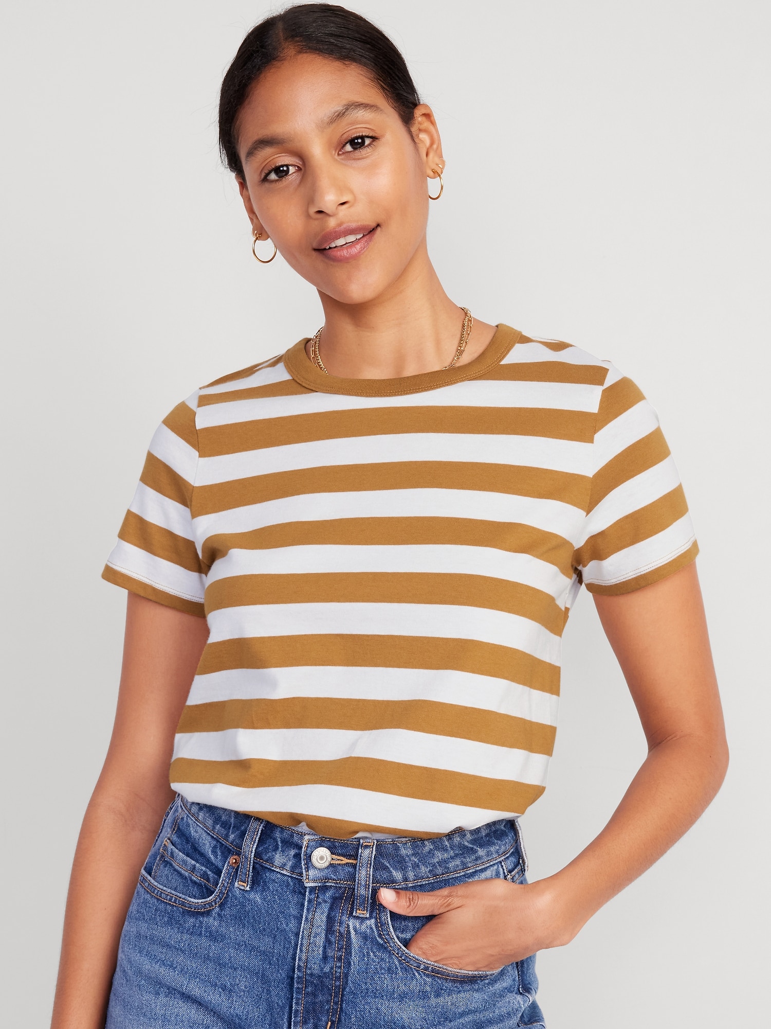 Striped t hot sale shirt