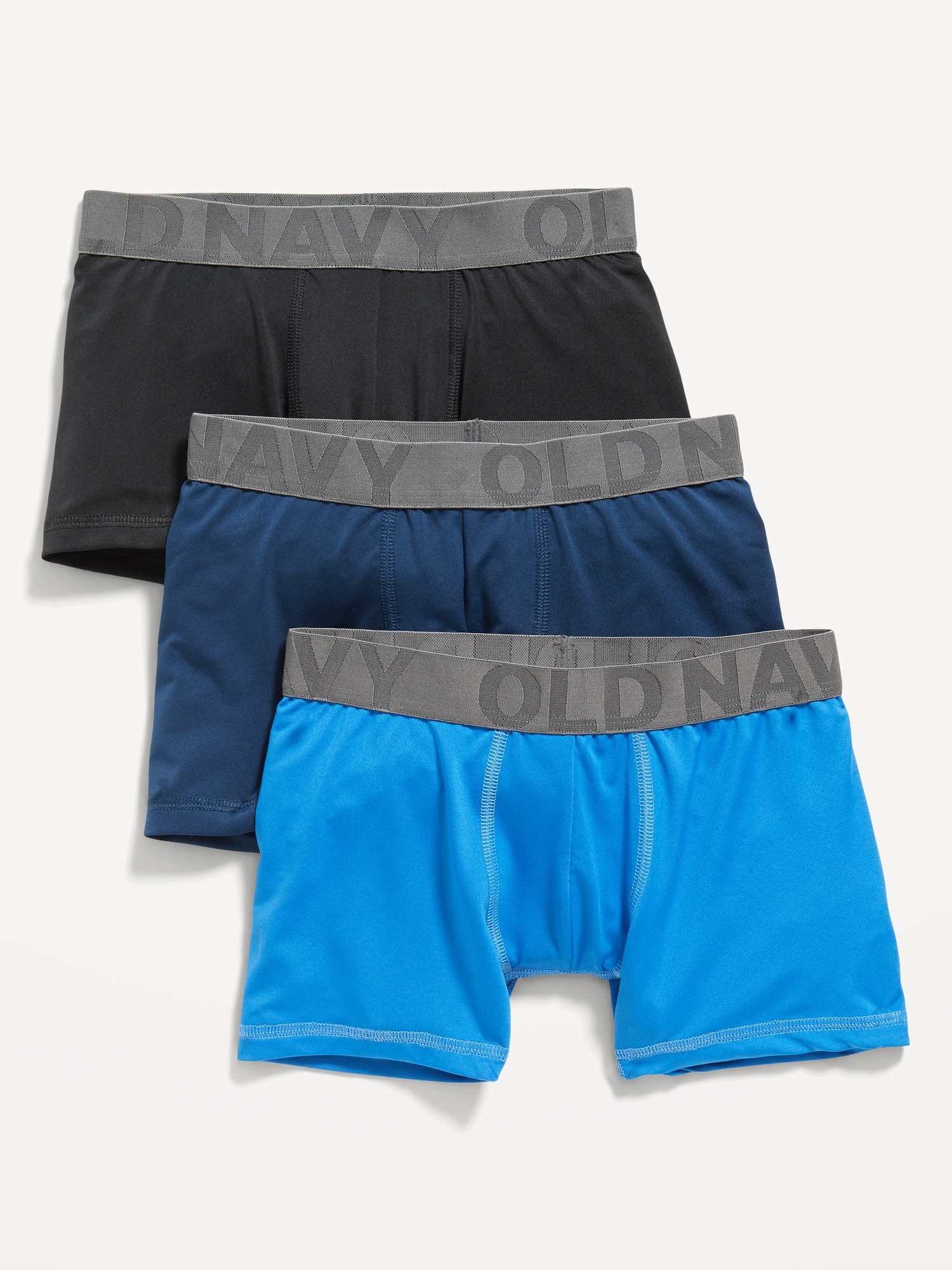 Performance Boxer-Brief Underwear 3-Pack for Boys