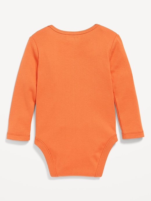 View large product image 2 of 2. Unisex Long-Sleeve Graphic Bodysuit for Baby