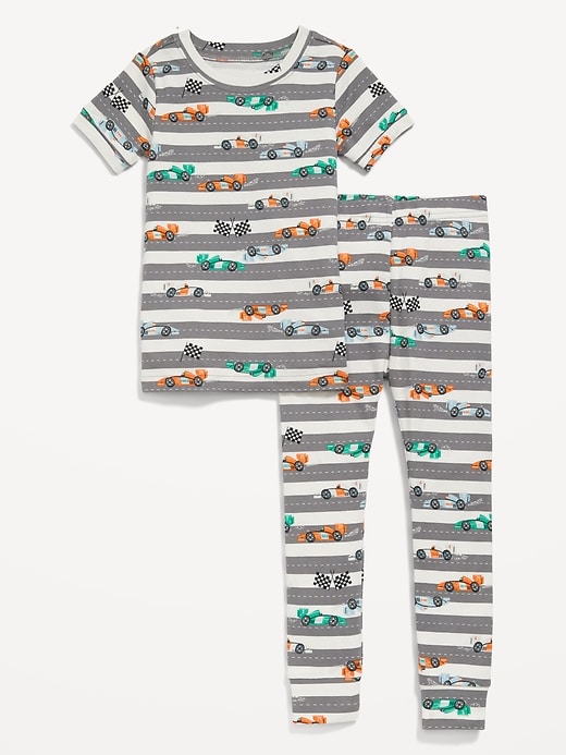 View large product image 1 of 1. Unisex Snug-Fit Graphic Pajama Set for Toddler & Baby