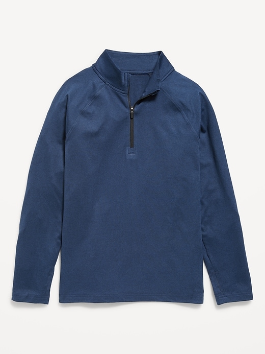 View large product image 1 of 1. Cloud 94 Soft Go-Dry Cool 1/4-Zip Performance Top for Boys
