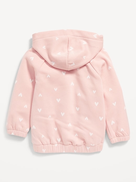 View large product image 2 of 2. Printed Unisex Zip Hoodie for Toddler
