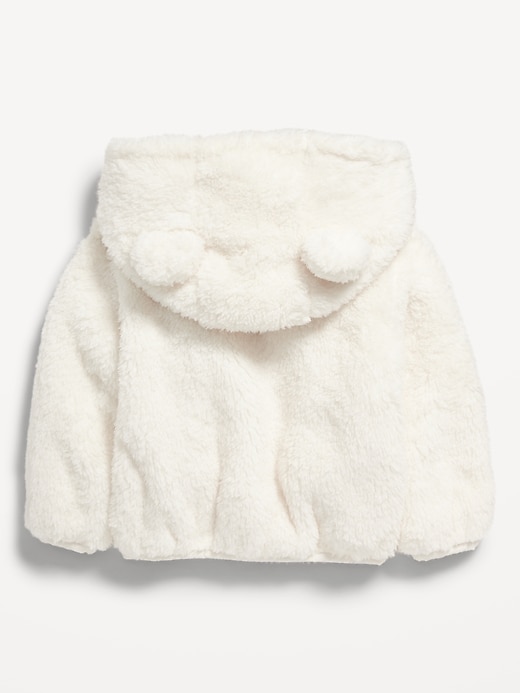 View large product image 2 of 2. Unisex Sherpa Critter Zip-Front Hooded Jacket for Baby