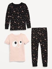View large product image 3 of 3. Unisex 3-Piece Snug-Fit Pajama Set for Toddler & Baby