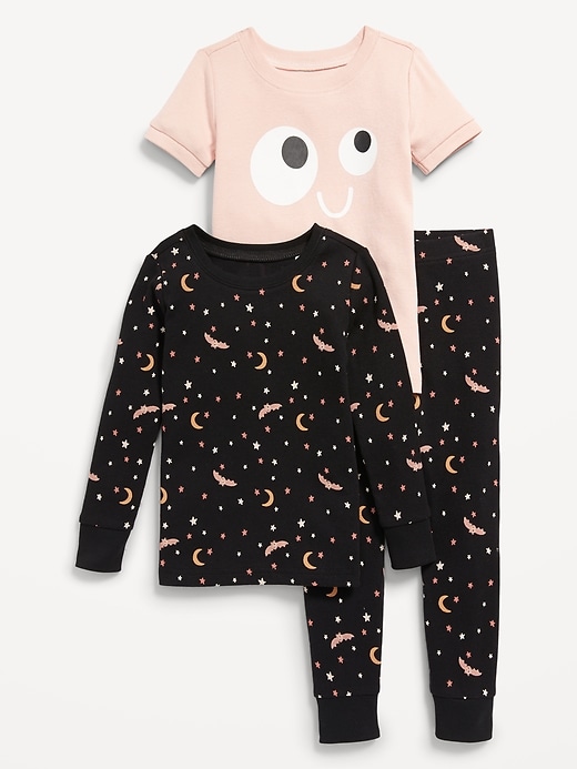 View large product image 1 of 3. Unisex 3-Piece Snug-Fit Pajama Set for Toddler & Baby