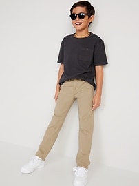 View large product image 3 of 5. Slim 360° Stretch Twill Pants for Boys