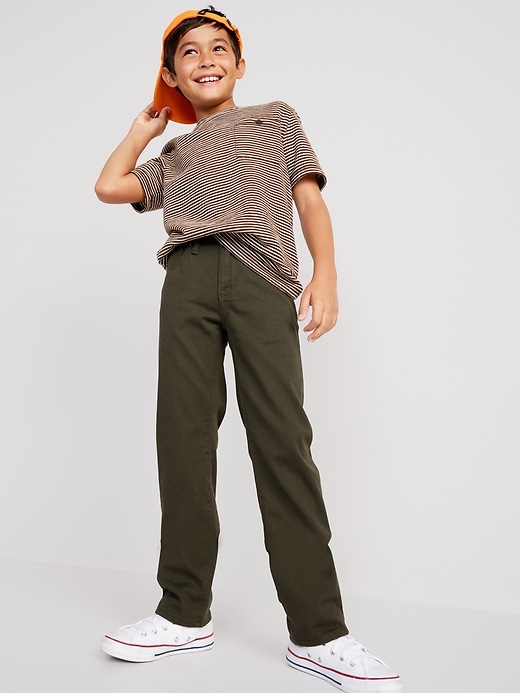 Image number 3 showing, Slim 360° Stretch Twill Pants for Boys