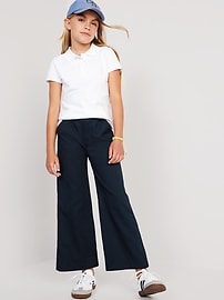 Wide leg sale uniform pants