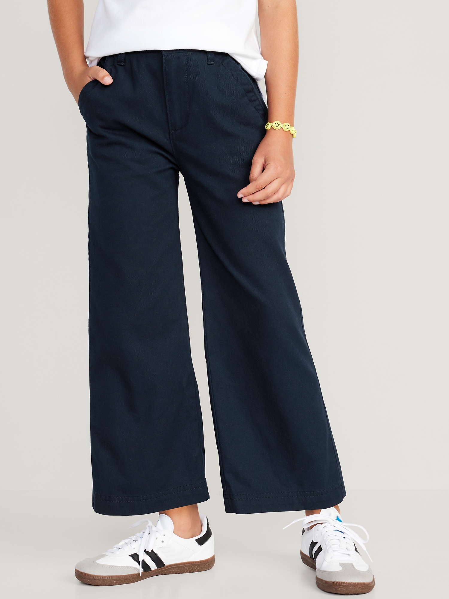 Cozy Rib-Knit High-Waisted Wide-Leg Pants for Girls | Old Navy-saigonsouth.com.vn