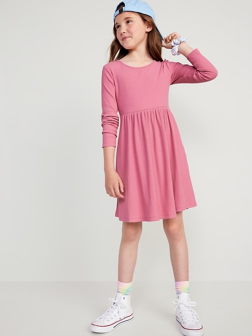 View large product image 1 of 3. Fit & Flare Dress for Girls