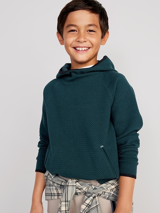 View large product image 1 of 3. Dynamic Fleece Textured Pullover Hoodie for Boys