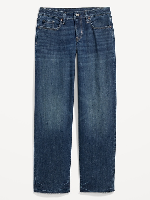 Image number 4 showing, Low-Rise OG Loose Cut-Off Jeans