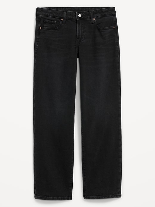 Image number 4 showing, Low-Rise OG Loose Black Jeans