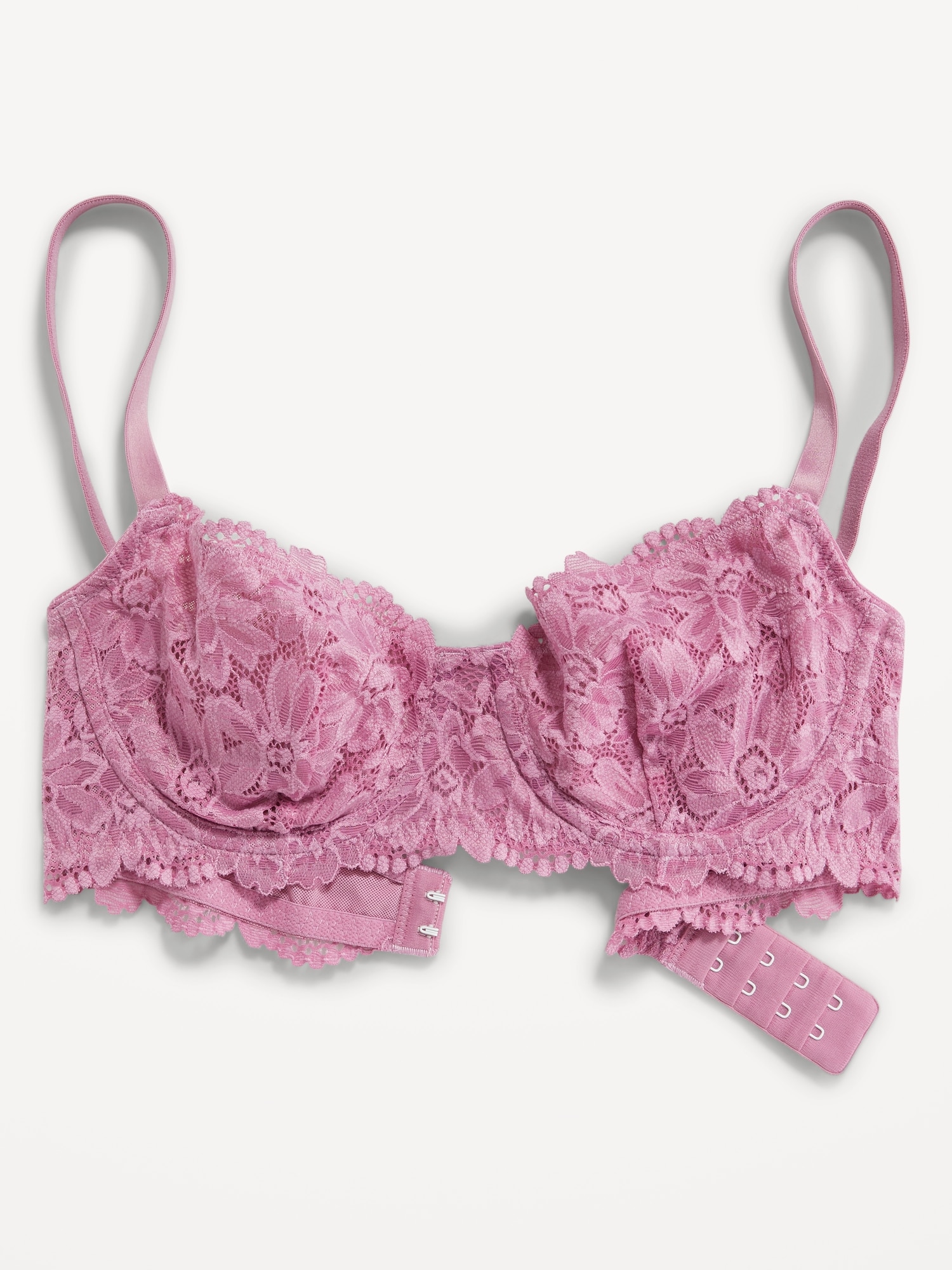 Women's Entice Unlined Underwire Lace Balconette Bra бюстгальтеры Цвет:  Sheer Lilac/Nylon; Размер: 38C купить недорого от 47 руб. в  интернет-магазине