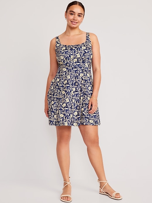old navy fit and flare cami dress Fit & Flare Floral Smocked Midi Cami Dress
