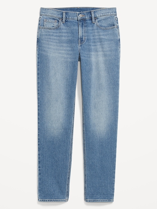 Image number 4 showing, Mid-Rise Wow Boyfriend Straight Jeans