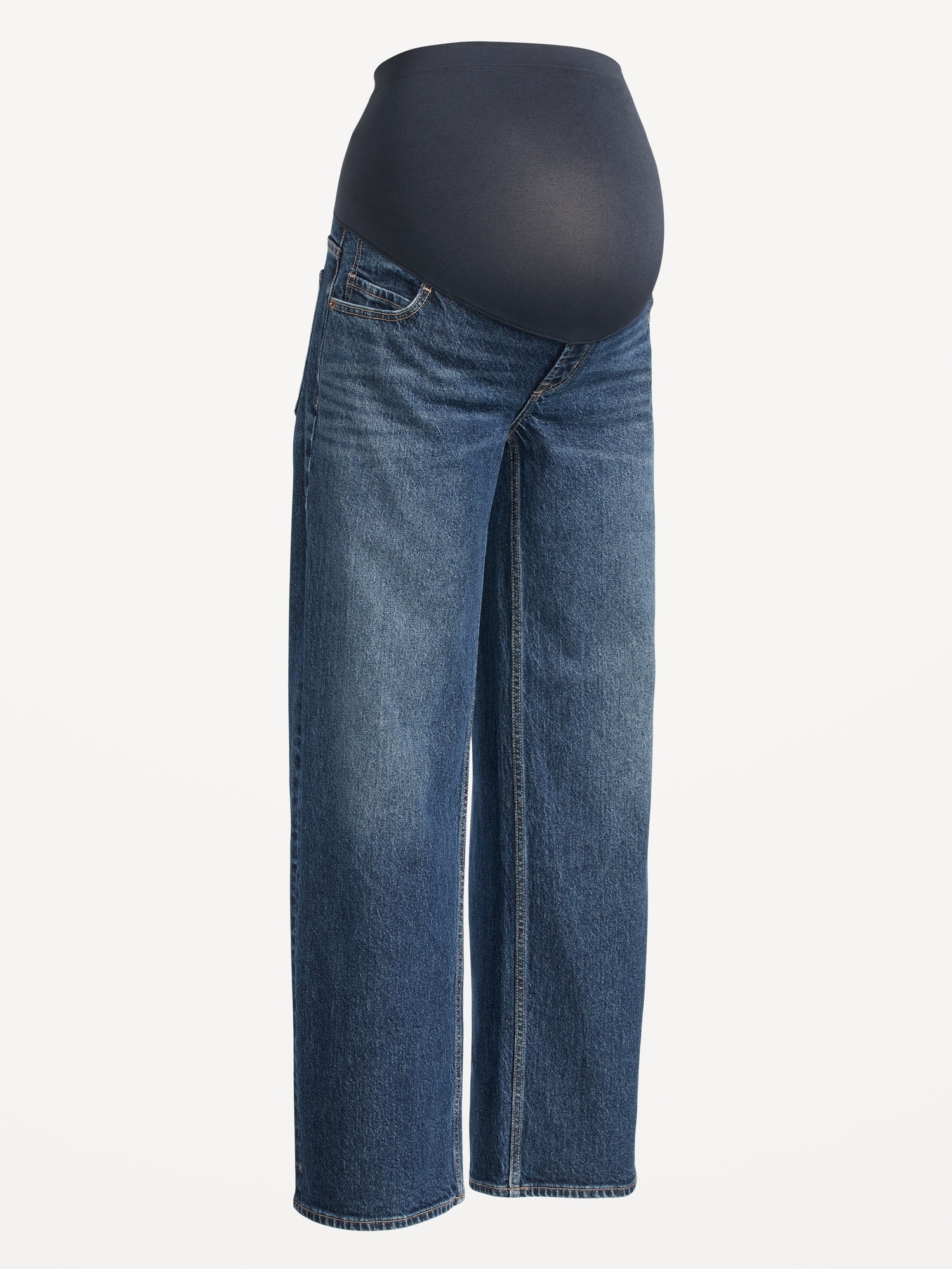 Maternity Full Panel Wide-Leg Jeans | Old Navy