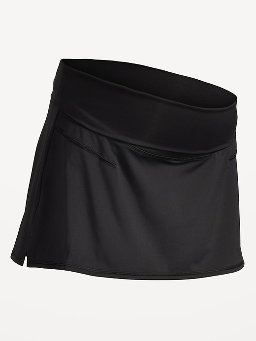 Image number 8 showing, Maternity Rollover-Waist PowerSoft Skort