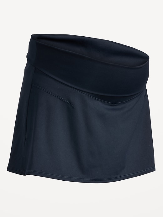 Image number 2 showing, Maternity Rollover-Waist PowerSoft Skort