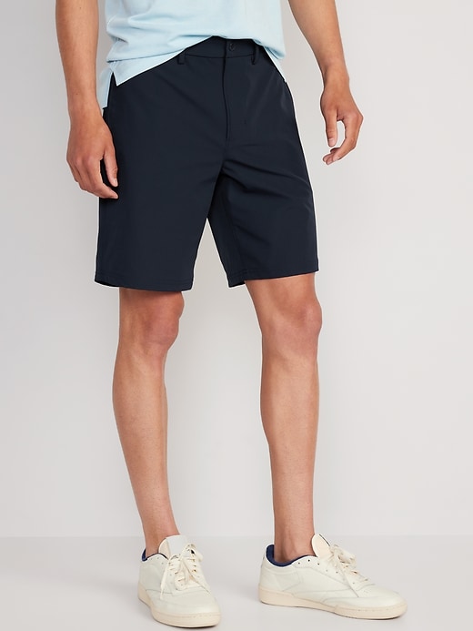Image number 1 showing, StretchTech Chino Shorts -- 9-inch inseam