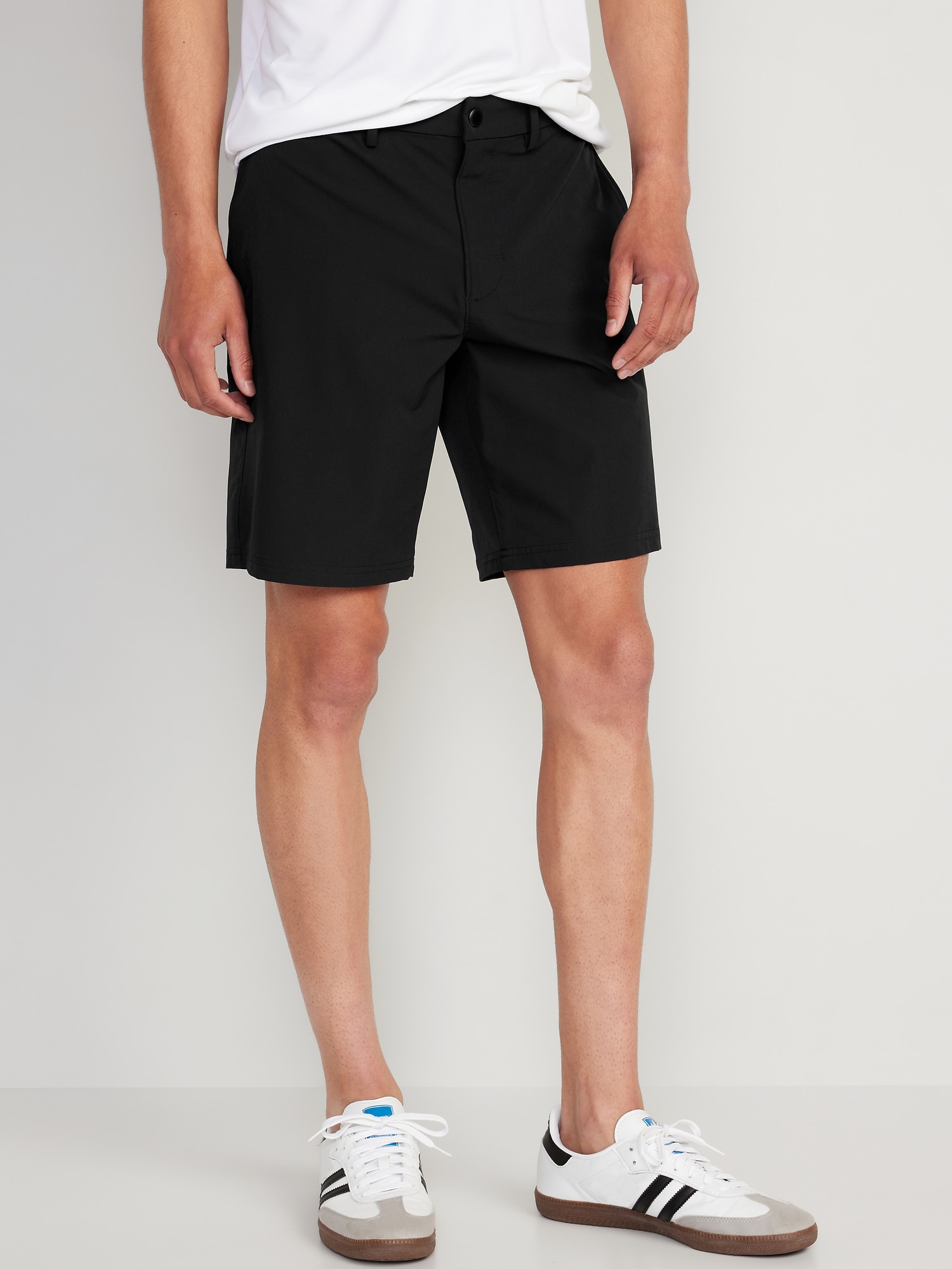 Old Navy StretchTech Chino Shorts for Men -- 9-inch inseam black. 1