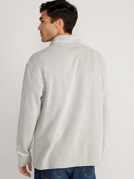 Image number 2 showing, French Rib 1/4-Zip Pullover Sweater