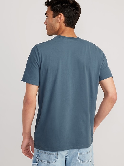 Image number 2 showing, Soft-Washed Chest-Pocket Crew-Neck T-Shirt