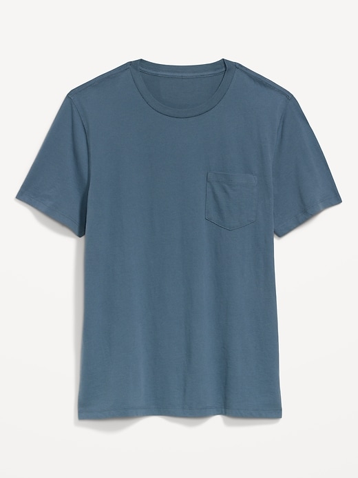 Image number 4 showing, Soft-Washed Chest-Pocket Crew-Neck T-Shirt