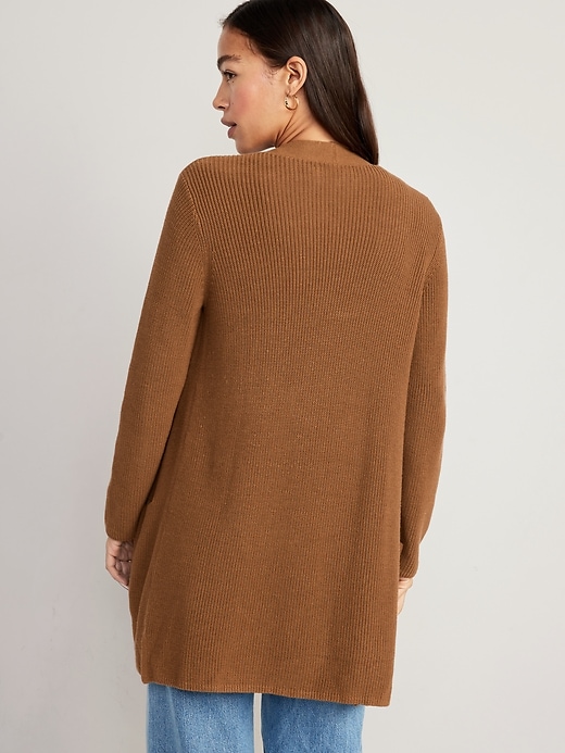 Image number 6 showing, Textured Open-Front Sweater