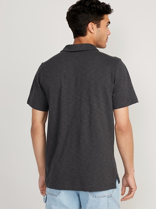 View large product image 2 of 4. Classic Fit Linen-Blend Polo