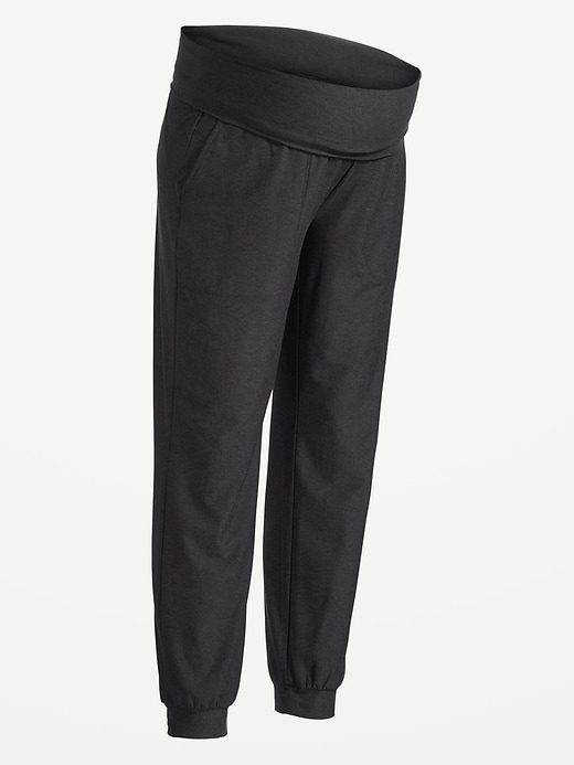 View large product image 2 of 2. Maternity Cloud 94 Soft Rollover-Waist Jogger Pants