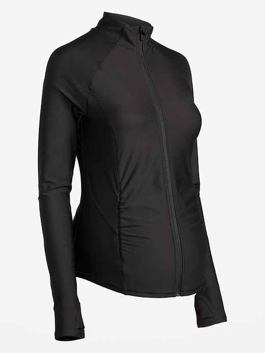 Image number 4 showing, Maternity PowerSoft Full-Zip Performance Jacket
