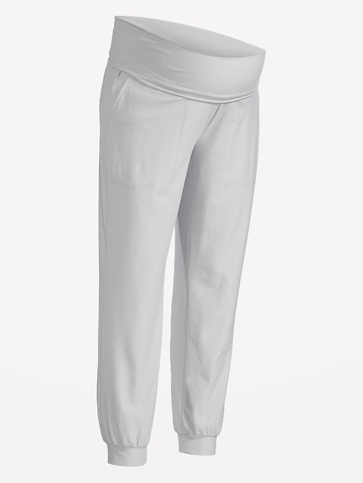 View large product image 2 of 2. Maternity Cloud 94 Soft Rollover-Waist Jogger Pants