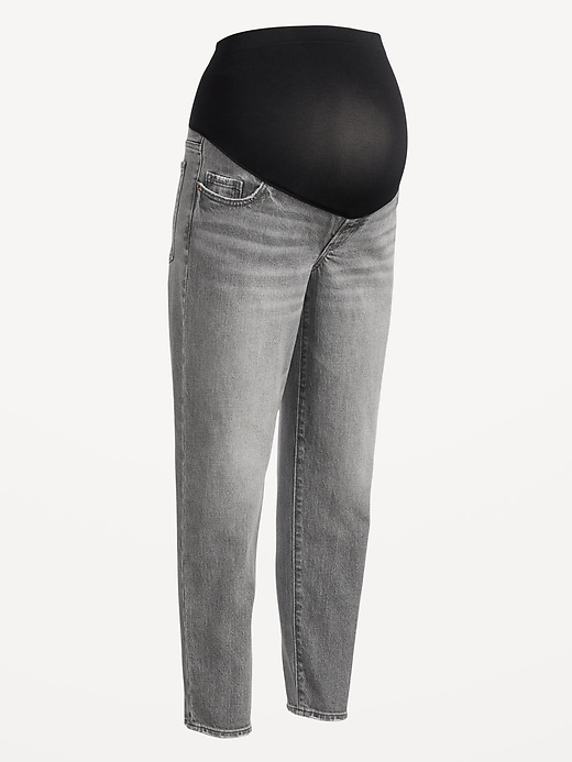 Image number 4 showing, Maternity Full Panel OG Straight Jeans