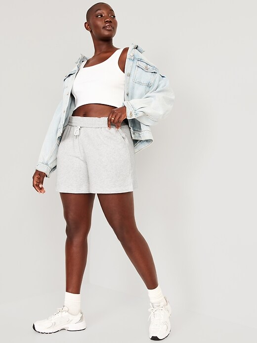 Extra High-Waisted Vintage Sweat Shorts -- 5-inch inseam | Old Navy