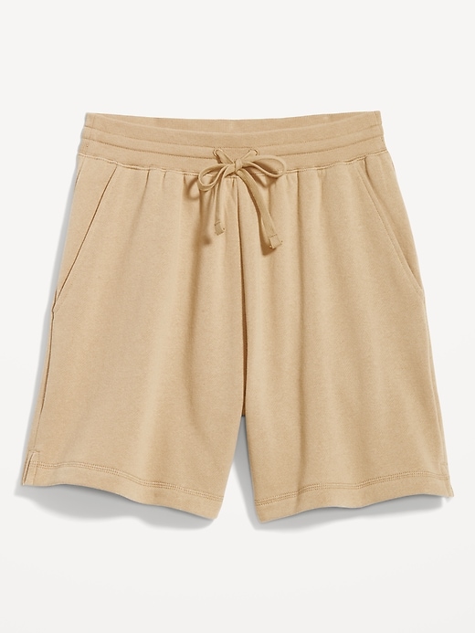 Image number 4 showing, High-Waisted Lounge Sweat Shorts -- 5-inch inseam