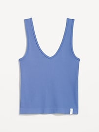 View large product image 4 of 6. Rib-Knit Seamless Tank Top